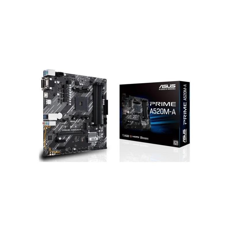 PLACA BASE ASUS A520M-A II/CSM AMD MATX DDR4 HDMI + VGA + DVI
