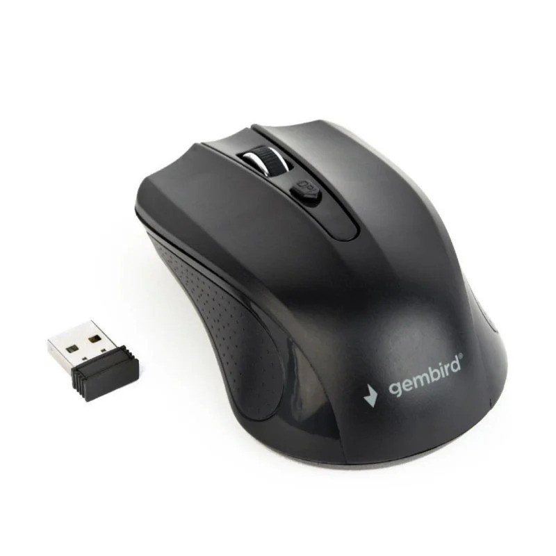 RATON GEMBIRD 1600DPI WIRELESS BLACK